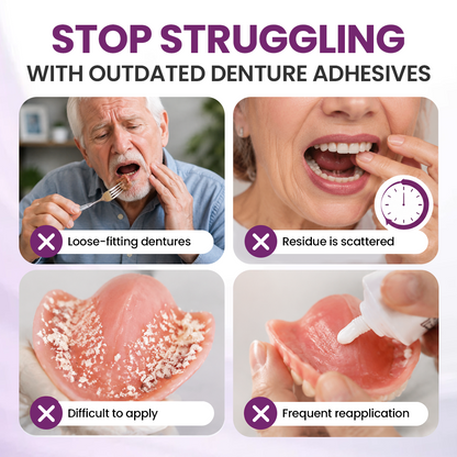 Timilk® DentuSeal 5D Advanced Denture Cushion Adhesive 🦷 Up to 5 Days of Flexible Cushion Hold