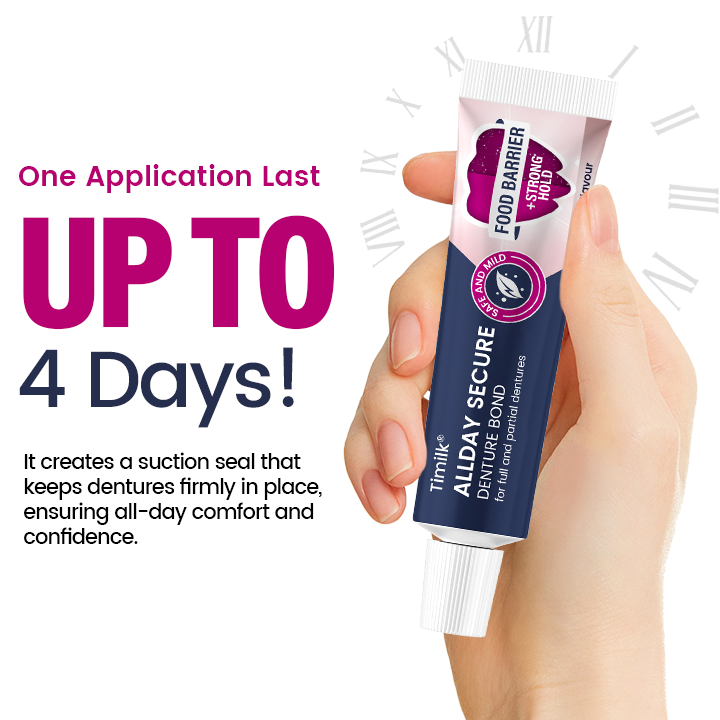 Timilk® AllDay Secure Denture Bond (A)